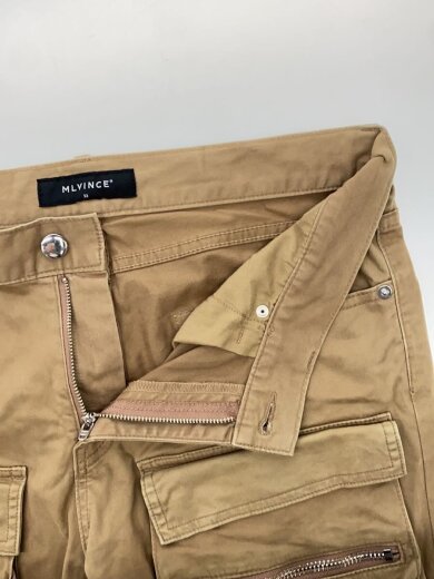 商品画像：スリムカーゴ/サイドジップ/カーゴパンツ/32/コットン/CML/無地 3