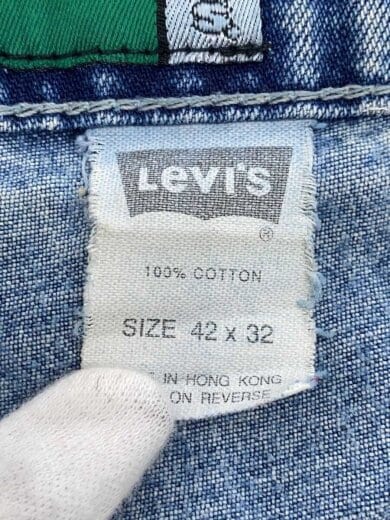 商品画像：silvertab/香港製/カーペンターパンツ/42/デニム/BLU/無地 4