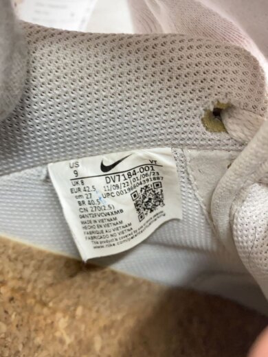 画像：NIKEAIR FORCE 1 07 LV8_エア フォース 1 07 LV8/27cm/WHT5