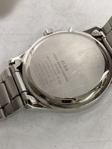 商品画像：ソーラー腕時計/アナログ/ステンレス/BLK/SLV/7B52-0AT0 3