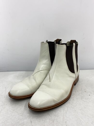 商品画像：サイドゴアブーツ/ショートブーツ/27cm/WHT/レザー/SY2008 2