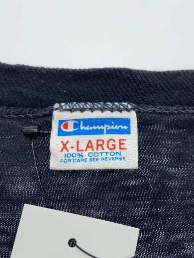 商品画像：70s/VINTAGE/USA製/バータグ/シングルステッチ/Tシャツ/XL/コットン/BLK 3