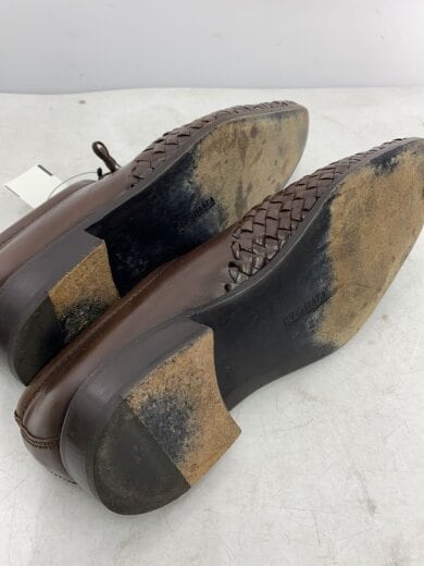 商品画像：ローカットスニーカー/26.5cm/BRW/レザー/24236/編み込みドレスシューズ 4