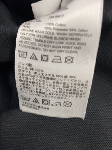 商品画像：ワークジャケット/ジャケット/M/コットン/BLK/無地 5