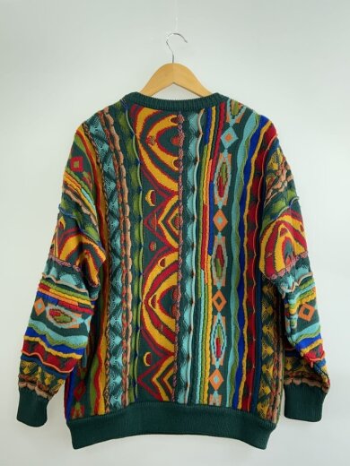 商品画像：GECCU/オーストラリア製/3Dニット/ニット・セーター(厚手)/SS/ウール/マルチカラー/総柄 2