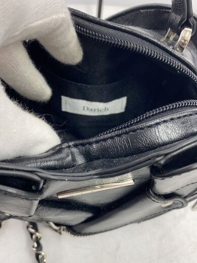 商品画像：2WAY/ライダースライクハートバッグ/ショルダーバッグ/--/BLK/無地 6