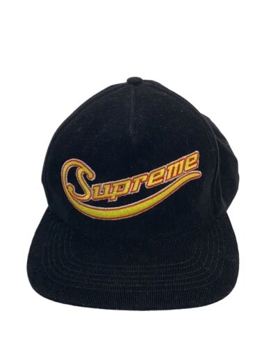 商品画像：19SS/Metalic Logo Corduroy/5-Pan/キャップ/FREE/コーデュロイ/BLK/メンズ 1