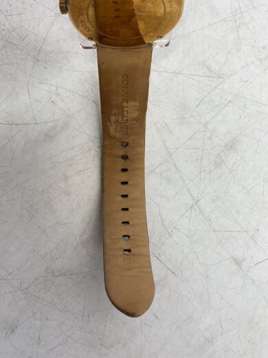 商品画像：クォーツ腕時計/アナログ/レザー/GLD/BEG 5