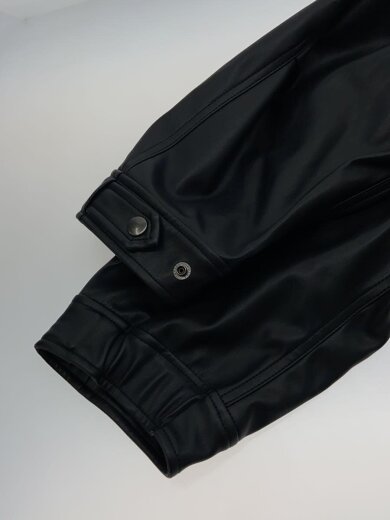 商品画像：レザージャケット・ブルゾン/FREE/フェイクレザー/BLK/無地/HA030407AD 5