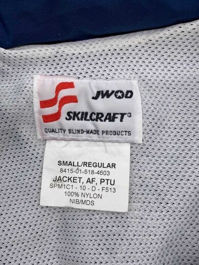 商品画像：2010年製/SKILCRAFT/ブルゾン/S/ナイロン/NVY/無地 3