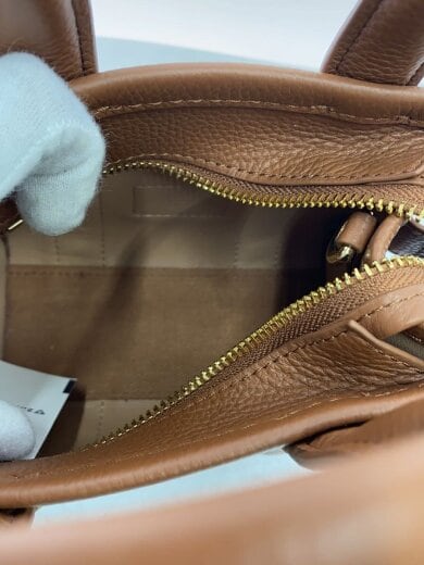 商品画像：ショルダー欠品/ショルダーバッグ/レザー/BRW/無地/H009L01SP21-212 6