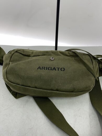 商品画像：※内側使用感有/ウエストバッグ/キャンバス/KHK/無地 3