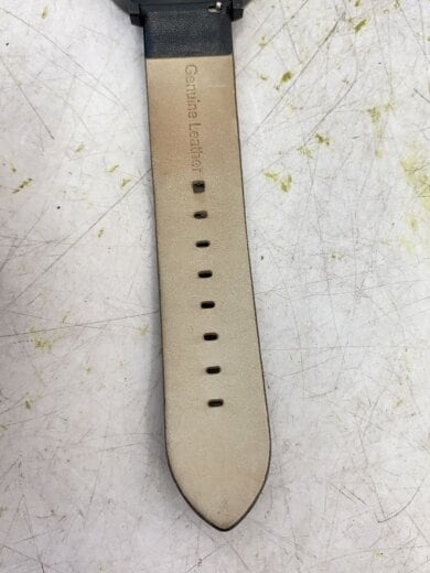 商品画像：腕時計/アナログ/レザー/BLK/BLK/SS/5ATM 5