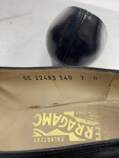 商品画像：パンプス/US7/BLK/レザー/22483 5