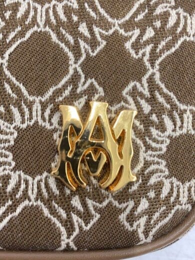 商品画像：Ma Quad/ジャガードショルダーバッグ/キャンバス/BRW/モノグラム 5