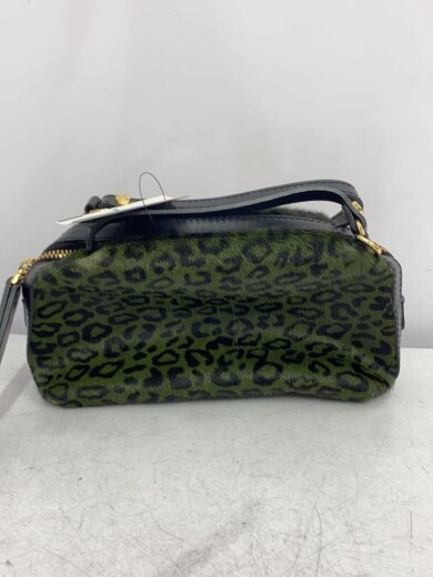商品画像：２WAY/レオパードミニハンドバック/ハンドバッグ/ハラコ/GRN/レオパード 3