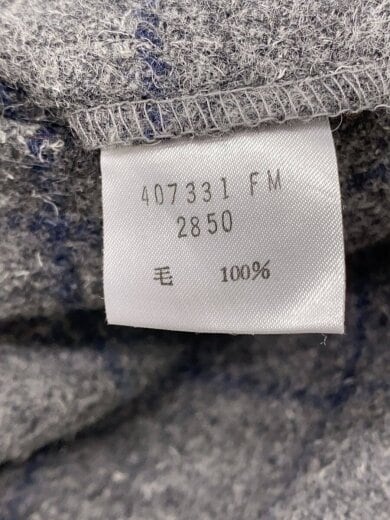 商品画像：ツイードチェックパンツ/ウールスラックス/ボトム/32/ウール/GRY// 5