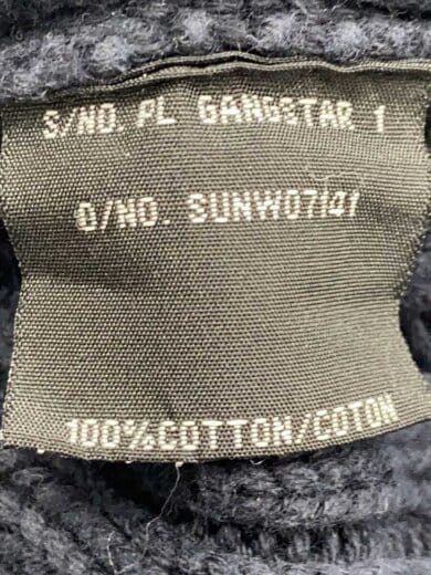 商品画像：コットンニットジップパーカー/XXL/コットン/NVY/無地 4