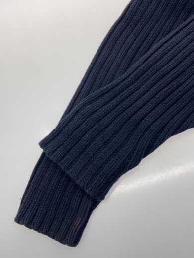 商品画像：コットンニットジップパーカー/XXL/コットン/NVY/無地 5