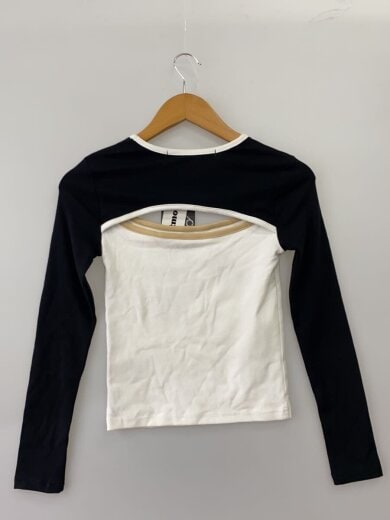 商品画像：annasui nyc/フロントホール/長袖Tシャツ/S/コットン/BLK/無地 2