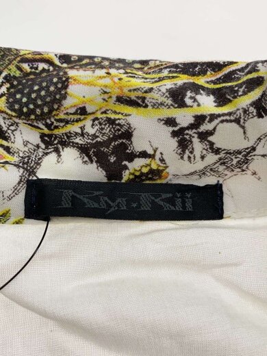 商品画像：ボタニカルバタフライ/長袖シャツ/3/レーヨン/WHT/総柄 3