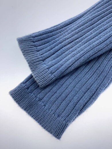 商品画像：ニットジップパーカー/M/コットン/BLU// 5