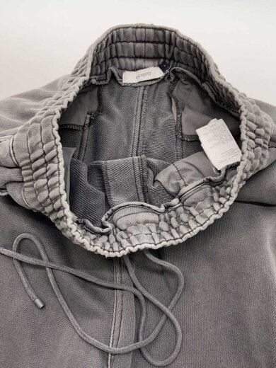 商品画像：デニム切替/スウェットパンツ/ボトム/L/コットン/GRY/GKS-25430-A 3