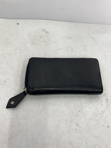 商品画像：長財布/レザー/BLK/無地/メンズ 2