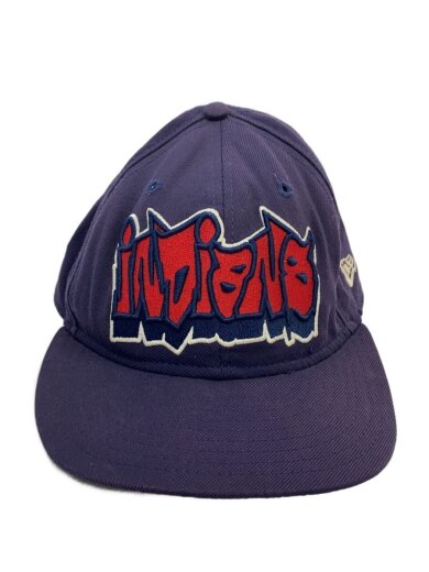 商品画像：90s/USA製/INDIANS//7 3/8/ウール/NVY/メンズ 1