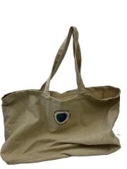 タバコ臭あり/バッグ/コットン/BEG/総柄