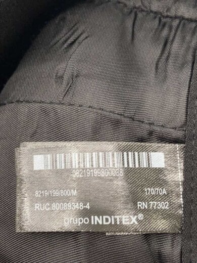 商品画像：ワイドスラックス/ボトム/M/ポリエステル/BLK 5