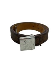 ダミエ・サンチュール/ベルト/レザー/BRW/モノグラム/レディース