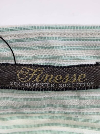 商品画像：KENT 80s-90s半袖シャツ/16/コットン/GRN/ストライプ 4