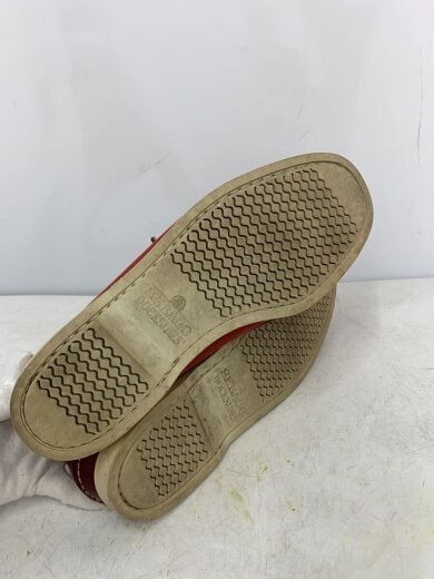 商品画像：デッキシューズ/--/RED/スウェード 4