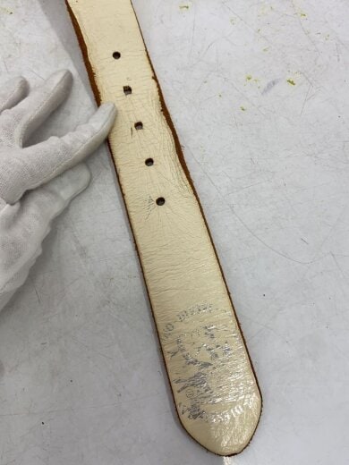 商品画像：ベルト/レザー/WHT/メンズ 4