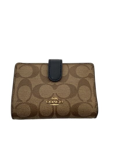 商品画像：2つ折り財布/--/BEG/総柄/レディース 1