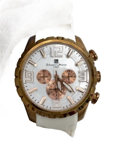 商品画像：ディズニーデザイン/クォーツ腕時計/アナログ/ラバー/WHT/WHT/sm-22111-2 1