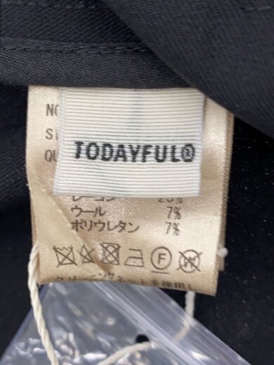 商品画像：23AW/Tuck Bare Combinaison/ワイドパンツ/36/ポリエステル/BLK/12320305 4