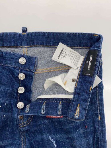 商品画像：ペイント加工/ダメージ加工/スキニーパンツ/44/コットン/IDG/s74lb0202 s30342 3