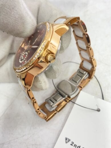 商品画像：CLEVS/クォーツ腕時計/アナログ/--/RED/GLD 2