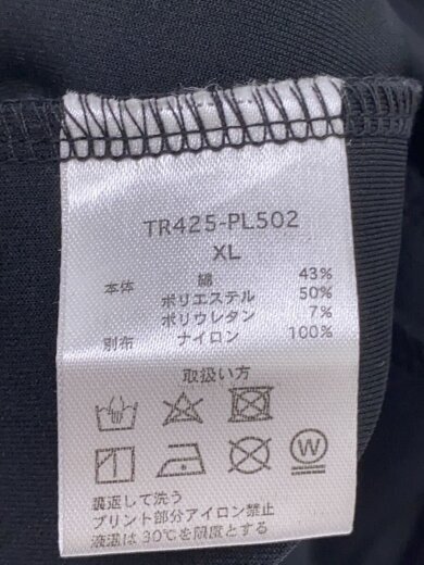 商品画像：ハーフジップ/ドローコード/スウェット/XL/ポリエステル/BLK// 4