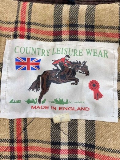 商品画像：COUNTRY LEISURE WEAR/オイルド/イングランド製/ジャケット/L/コットン/BRW 3