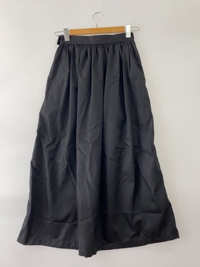 商品画像：ナイロンギャザースカート/スカート/0/ナイロン/BLK/8824-299-0004// 2