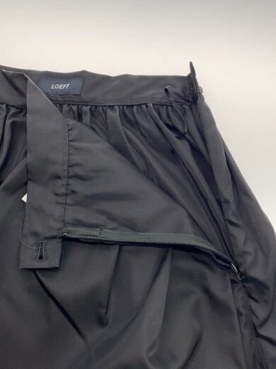 商品画像：ナイロンギャザースカート/スカート/0/ナイロン/BLK/8824-299-0004// 3