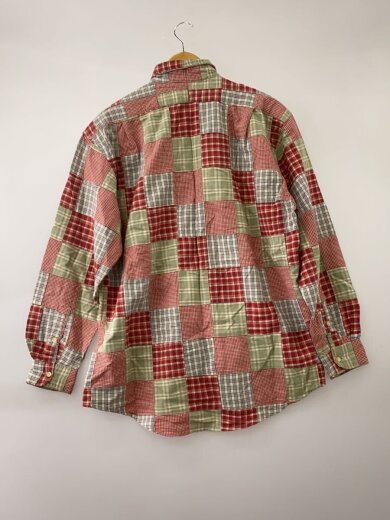 商品画像：BLAIRE/パッチワーク/長袖シャツ/L/コットン/RED/チェック// 2