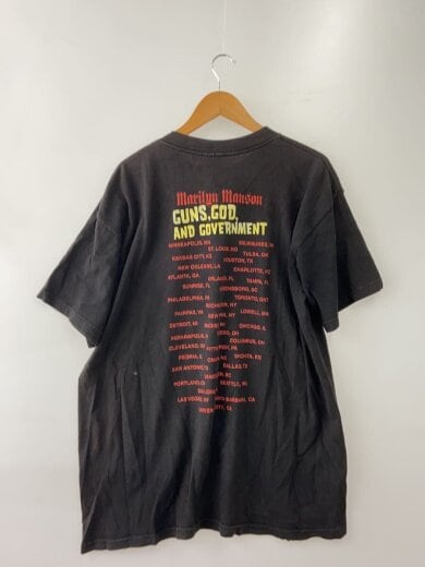 商品画像：00s/マリリンマンソン/GUNS GOD AND GOVERMENT/Tシャツ/XL/コットン/BLK// 2