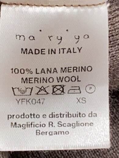 商品画像：ノースリーブワンピース/イタリア製/--/ウール/BRW/無地 4