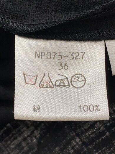 商品画像：レースアップ/半袖ワンピース/36/コットン/BLK/np075-327// 4