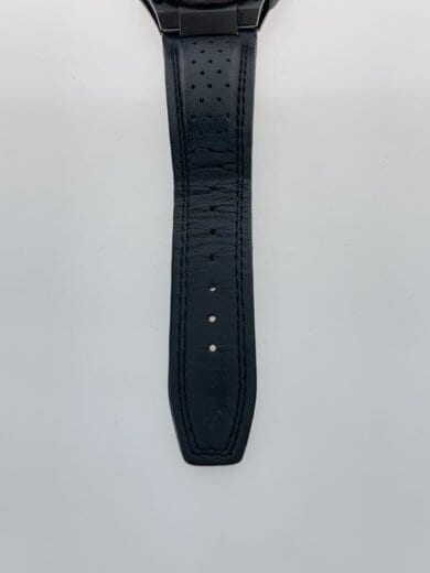 商品画像：ECO DRIVE/クロノグラフ/ソーラー腕時計/アナログ/レザー/BLK/BLK/B612-S078229 5