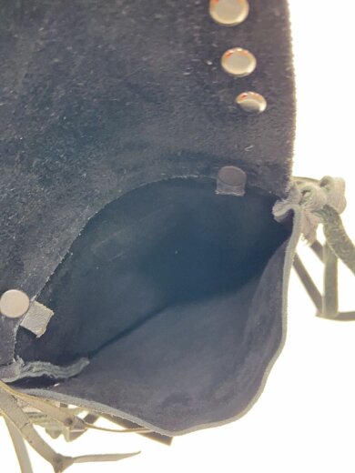 商品画像：LAIR/スタッズ/フリンジ/ショルダーバッグ/スウェード/BLK// 6